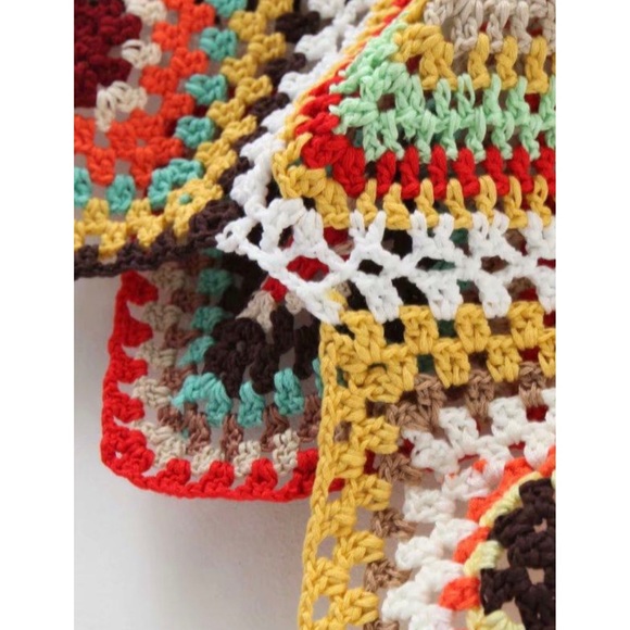 Backless Handmade Sling Hollow-out Crochet - Picture 9 of 16